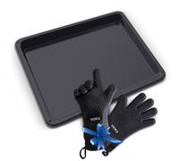 Plaque de cuisson 466 x 385 x 25 mm adaptée comme AEG 387885520/8 avec gants ...