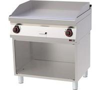 Plaque de cuisson 80x51 électrique chromée lisse avec soubassement 400 V FTHC 70/80 E Redfox