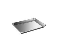 Plaque de cuisson à fond plat en acier inoxydable 304 avec répartition homogène de la chaleur - Plat de cuisson pratique pour pâtisseries et pâtisseries