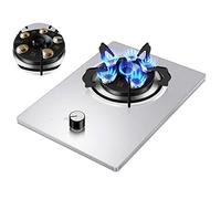 Plaque de cuisson à gaz à brûleur unique avec protection contre les flammes, économe en énergie et facile à nettoyer pour la maison et la cuisine