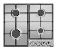 Plaque de cuisson à gaz - AMICA - PGD6100APR - Inox - 4 brûleurs (1000W, 2x1800W, 2800W) - Supports en fonte