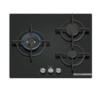 Plaque de Cuisson à Gaz Bosch Série 6 3 Zones 8000W Noir - PPC6A6I10