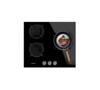 Cecotec Plaque à gaz Bolero Squad G 3200S Glass Black. Plaque à gaz 3 feux, finition verre noir, grilles individuelles, puissance 6250W, brûleur WOK triple couronne, sécurité par vannes.