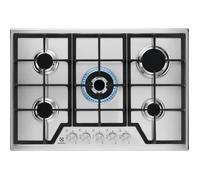 Plaque de cuisson à gaz - ELECTROLUX - 5 foyers - 74,4 x 51 cm - KGS7536SX - Inox
