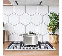 Plaque de cuisson à gaz en acier inoxydable 34" avec maniques et sécurité d'allumage pour gaz naturel propane, plaque de cuisson à gaz