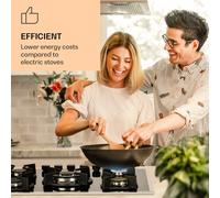 Plaque de cuisson à gaz Goldflame 5 Prime 5 brûleurs en laiton brûleur vitrocéramique