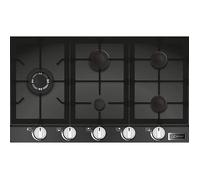 Plaque de cuisson à gaz - Kaiser - KCG 9387 Turbo - 90 cm - Verre noir - 5 zones