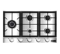 Plaque de cuisson à gaz - Kaiser - KG 9357 Turbo - 90 cm - Acier inoxydable - Brûleur WOK
