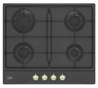 Plaque de cuisson à gaz N° 4 feux Largeur 60 cm Anthracite