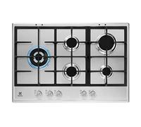 Plaque de cuisson à gaz n° 5 brûleurs 75 cm couleur Inox - KGS7566S2X