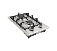 Plaque de cuisson à gaz portable, double brûleur 2 brûleurs, compatible GPL GN