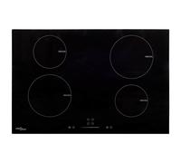 vidaXL Plaque de cuisson à induction 4 brûleurs Verre 77 cm 7000 W 51439
