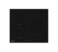 Daewoo-Electronics Plaque de cuisson à induction 3 foyers 60 cm Noir