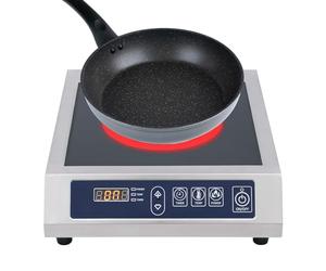 Plaque de cuisson à induction, 3500 W, 35 cm, électrique à induction, 75 kg, grande professionnelle, plaque de cuisson à induction, 1 plaque pour diamètre de 12 - Ø 30 cm, magnétique en acier