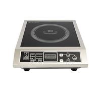 Plaque de cuisson à induction, 3500 W, plaque à induction professionnelle | 10 niveaux, plaque à induction, minuterie 0-3H, 80-300 °C, charge maximale 50 kg, plaque de cuisson pour gastronomie/hôtel