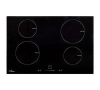 VidaXL Plaque de cuisson à induction 4 bruleurs Verre 77 cm 7000 W