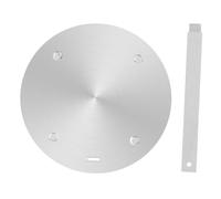 Plaque de Cuisson à Induction Acier Inoxydable, 1 Set | Plaque D'adaptation Argentée, Facile à Nettoyer Ranger, Pratique pour L'usage Quotidien