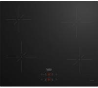 Beko Plaque de cuisson à induction HII64401QT – Intégré 60 cm – 4 zones – Noir