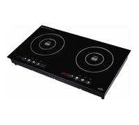 Plaque de cuisson à induction double horizontale LACOR, 3500 W, 5,3 tonnes, fer, noir