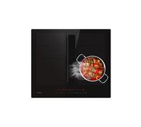 Chef-Fusion Down Air System cuisinière à induction + hotte à flux descendant 60 cm 600 m³/h puissance d'extraction A noire A