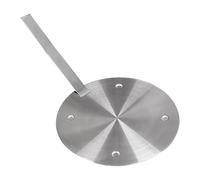Plaque de Cuisson à Induction en Acier Inoxydable, Diffuseur | Transfert Thermique Rapide et Uniforme, Adaptateur pour Cuisinière à Gaz et Fourneau, Argenté
