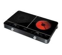 Plaque induction Sencor SCP 4001BK 3400W Commandes Tactiles Boutons Manuels Céramique Noir Noir