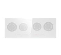 Masterzone Slim Round table de cuisson à induction intégrée 4 zones ThermoBoost Technologie Smart Flex 7200 watts maximum