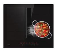 Klarstein Plaque à induction Chef-Fusion 60 cm 4 feux Hotte intégrée Noir A