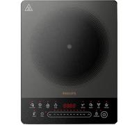 Plaque de cuisson à induction noire - PHILIPS - Commande tactile - 2000 W - 10 niveaux de chaleur