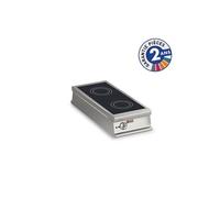 Plaque de Cuisson à induction Plaque lisse 2 x 5 kW