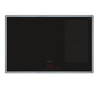 Plaque de cuisson à induction - Siemens - EX845HVC1E - 80 cm - Noir - Varioinduction - TouchSlider