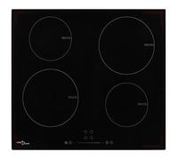 vidaXL Plaque de cuisson à induction 50787 4 brûleurs 7000W Contrôle tactile 52 cm Noir
