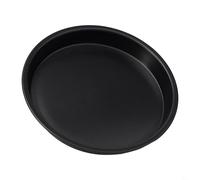 Plaque de cuisson à pizza antiadhésive de 150 cm pour four à micro-ondes pour la cuisson de la viande, du poisson, du poulet, forme ronde, en acier carbone, tailles 15,2/20,2/22,4 cm (B)