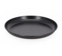 Plaque de cuisson antirouille en acier inoxydable pour une utilisation en extérieur, légère et facile à nettoyer, idéale pour le camping et la randonnée (15,2 cm, noir)