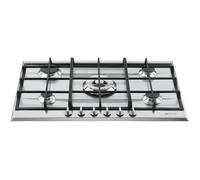 Plaque de cuisson au gaz Smeg P272XGH - 70 cm - inox - 5 foyers - Allumage électronique