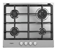 Plaque de cuisson au gaz - Whirlpool - 58 cm - 4 feux - Acier inoxydable - Allumage intégré