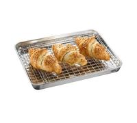 Plaque de cuisson avec grille de refroidissement 31 x 24 cm