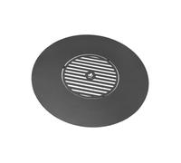 Plaque de cuisson avec grille pour braséro en acier Ø 82 cm - Sans anses Sans Anses