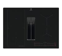 Electrolux Plaque induction aspirante KCC73443CZ SaphirMatt Anti-rayures 70 cm Noir mat