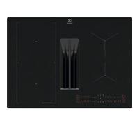 Electrolux Plaque induction aspirante KCC73443CZ SaphirMatt Anti-rayures 70 cm Noir mat