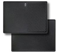 Plaque de Cuisson Barbecue - Landmann Triton - Fonte Émaillée - 43 5 x 32 CM - Pour 3 et 4 Brûleurs Couleur:Noir GRILLE DE BARBECUE