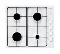 Brandt BPE6410W - Table de cuisson au gaz - 4 plaques de cuisson - Niche - largeur : 56 cm - profondeur : 49 cm - blanc Blanc G