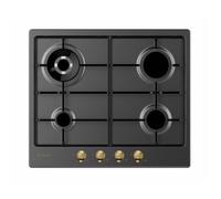 Plaque Gaz CHW6BR4WGTGH PCICNDCH6WTGH 9450W 230V 4 Foyers Alimenté au Gaz Acier Inoxydable Anthracite