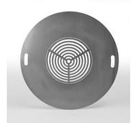 Plaque de cuisson de 98 cm (100 cm) pour brasero et tonneau à feu, anneau de barbecue, plaque de cuisson pour brasero et tonneau à feu