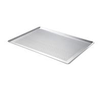 De Buyer - Plaque pâtissière en aluminium perforée aux bords pincés - 40 x 30 cm -, Argent