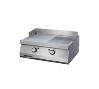 Plaque de cuisson - Demi-rainurée - Double unité - Electrique -