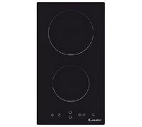 Plaque de cuisson Domino Vitrocéramique CANDY CDH30 - 2 zones - 2900 W - Commandes tactiles - Noir