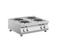 Plaque de cuisson électrique - 10 400 W - 4 feux | Royal Catering