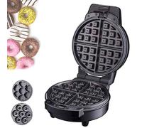 Plaque De Cuisson éLectrique 3 en 1 pour Beignets, Sandwichs, Dorayaki Et Autres Gourmandises, Chauffage Double Face, Surface AntiadhéSive, 600 W