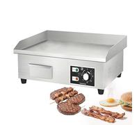 Plaque De Cuisson Électrique 3000 W - 36cm/55cm,Plaque De Cuisson Professionnelle En Acier Inoxydable,Température Réglable (50 °C À 300 °C),Cuisson Teppanyaki Antiadhésive - 220 V(3000W)